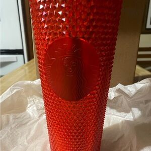Starbucks New Red Studded Northeastern University Limited Edition Tumbler Venti.
